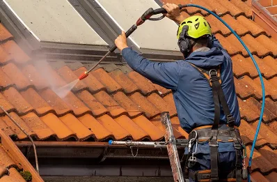 Démoussage et hydrofuge de toiture à Verrue